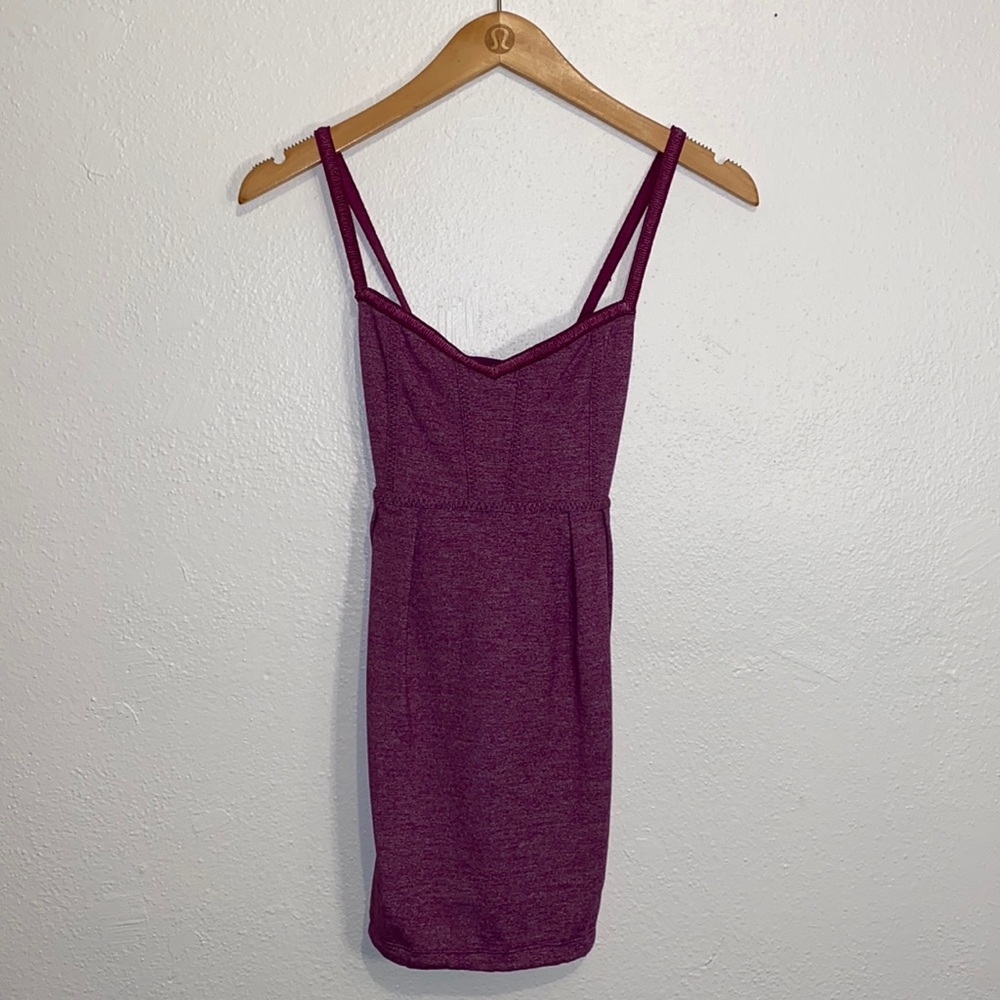 lululemon athletica Cross Back Tank with Shelf Bra and Pullcord Bottom